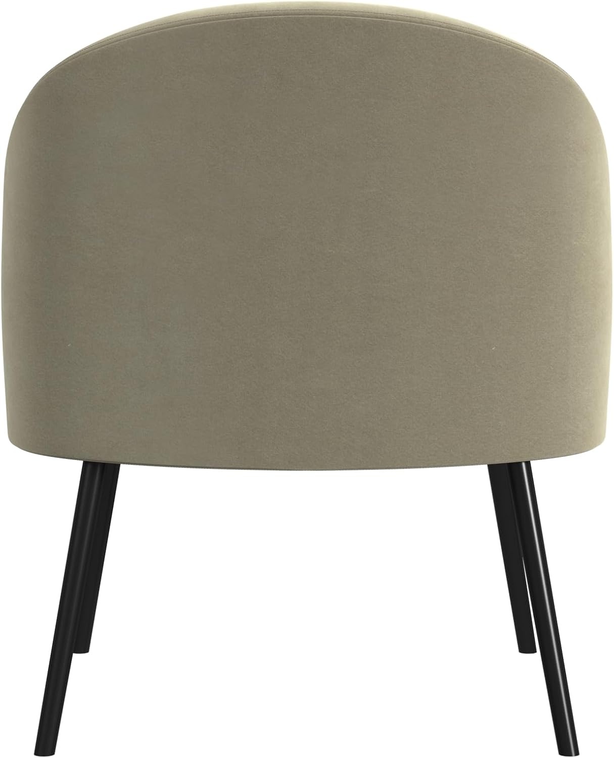 image:imageHomepop Home Decor Upholstered Modern Accent Chair Accent Chairs for Living Room amp Bedroom Decorative Home Furniture Sherpa CreamTaupe Velvet