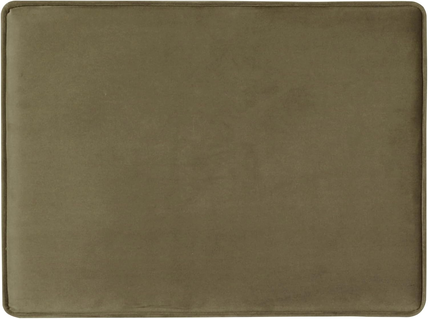 image:imageSpatial Order 24 Medium Tufted Storage Ottoman Espresso Brown Faux LeatherLight Sage Green Velvet