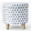 Small Green Medallion Ikat Print