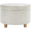 Cream Chevron Woven