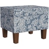 Blue Denim Jacobean Print