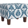 Blue Ikat Medallion Print