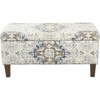 Antiqued Print Ebony and Cream