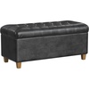 Black Faux Leather