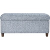 Blue Gray Woven Fabric