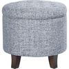 Blue Gray Woven Fabric