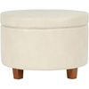 Cream Faux Leather