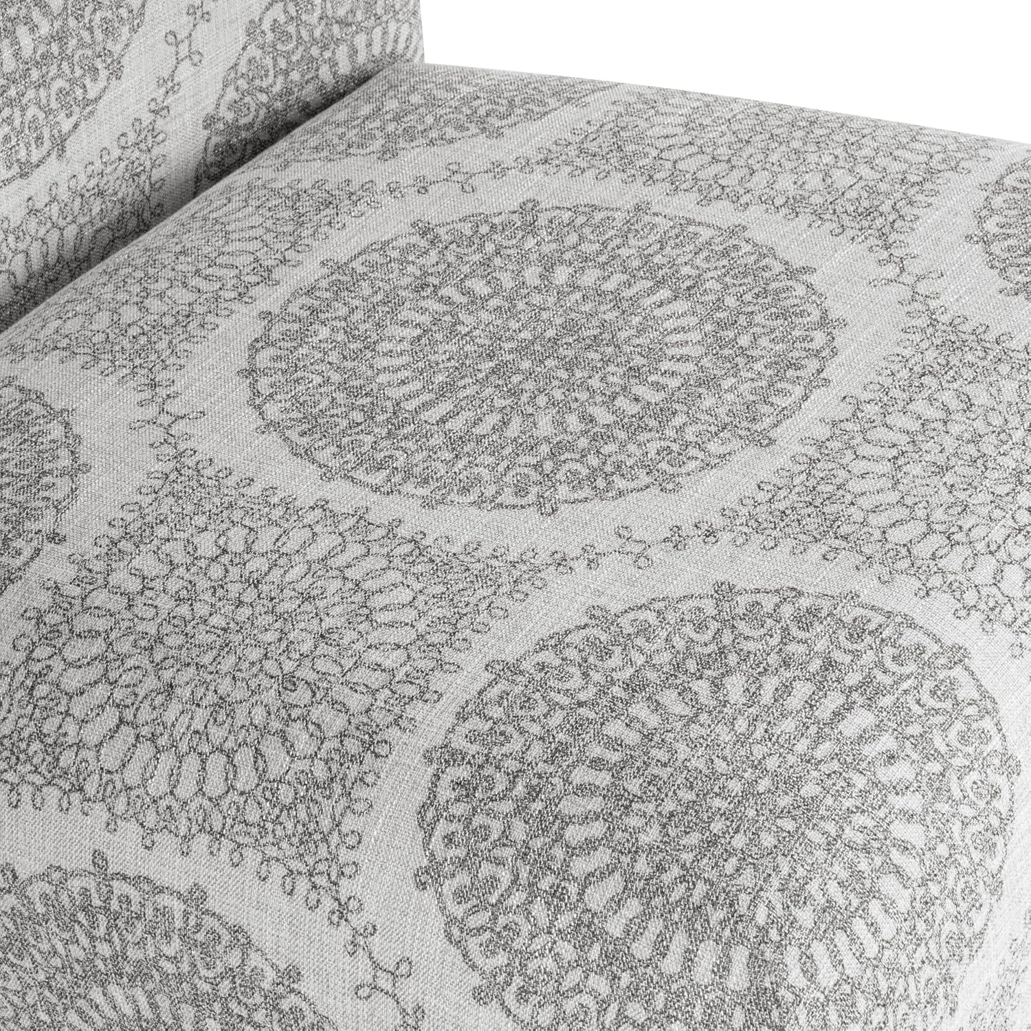 image:imageHomePop Upholstered Counter Height Barstool 24inch Textured AquaGray Medallion
