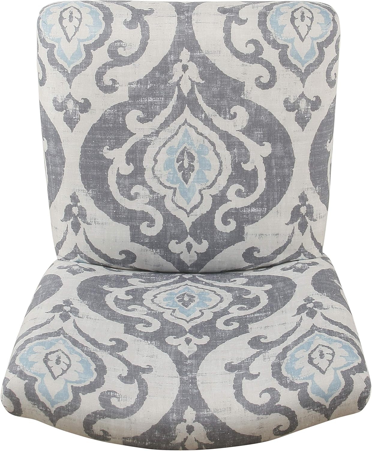image:imageHomePop Upholstered Counter Height Barstool 24inch Textured AquaSuri Bluesingle Pack