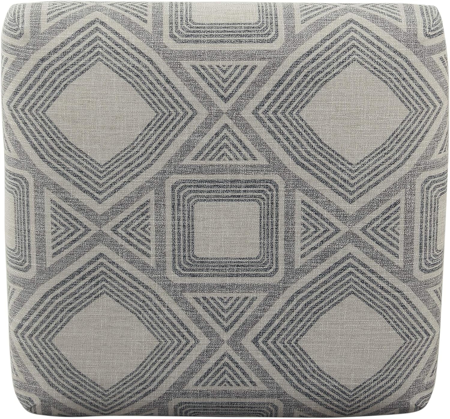 image:imageHomePop Backless Metal Frame Barstool 24inch Charcoal Square GeometricGray and Black