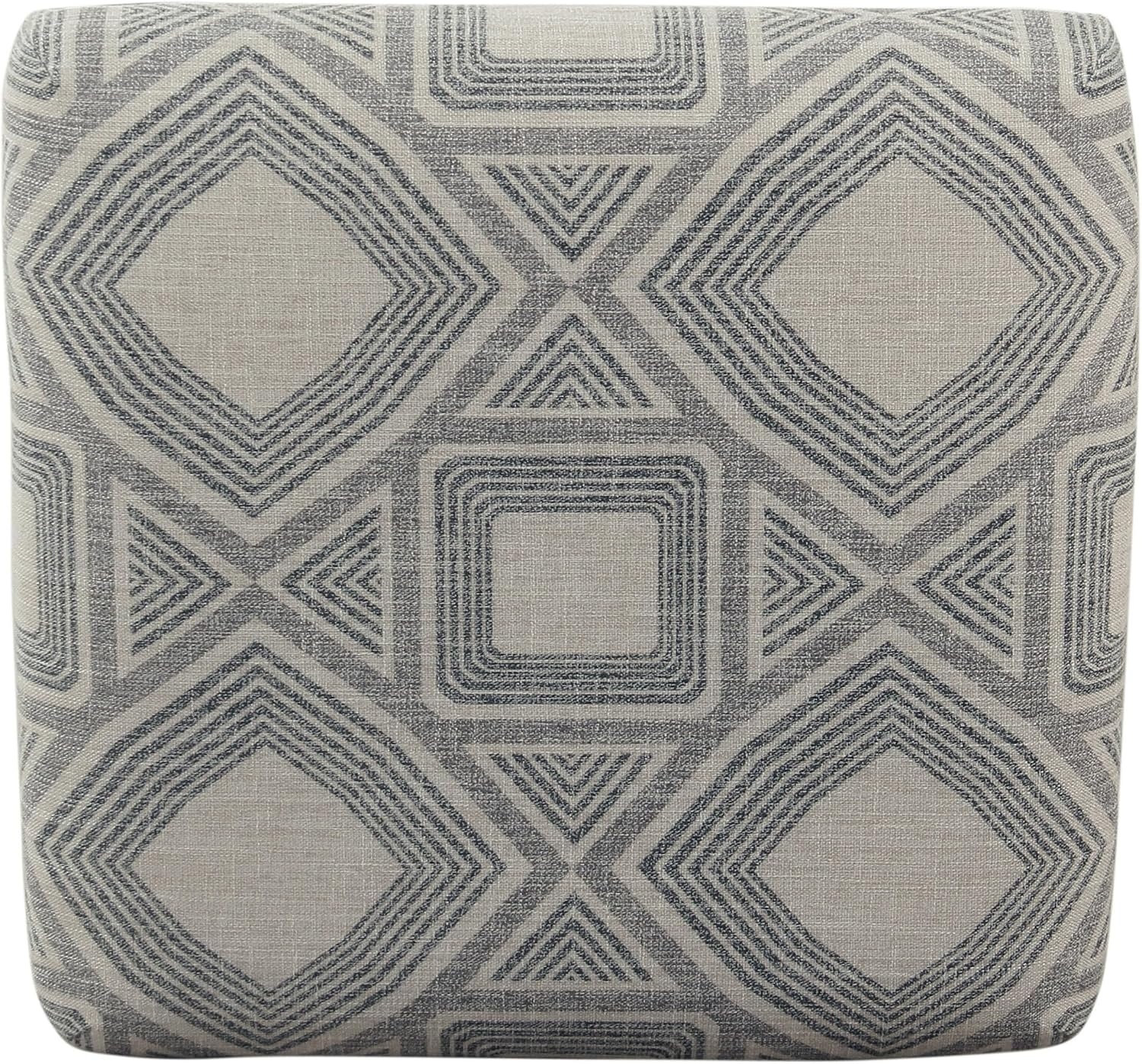 image:imageHomePop Backless Metal Frame Barstool 24inch Charcoal Square GeometricGray and Black