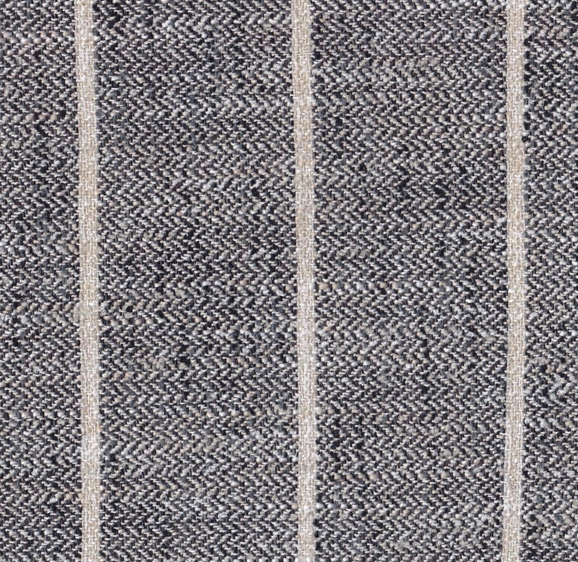 image:imageHomePop Backless Metal Frame Barstool 24inch Charcoal Square GeometricMidnight Gray Woven Stripe