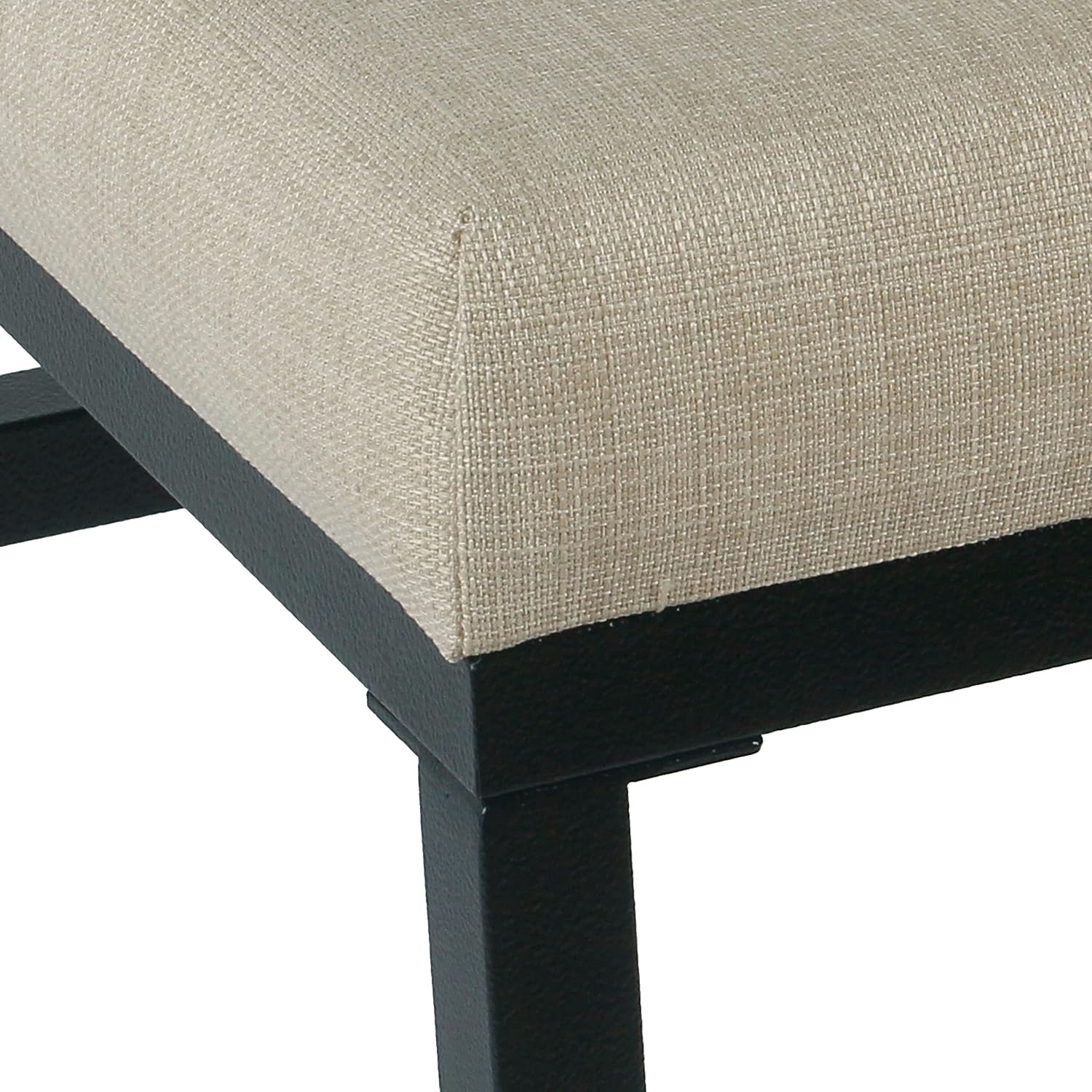 image:imageHomePop Backless Metal Frame Barstool 24inch Charcoal Square GeometricNatural
