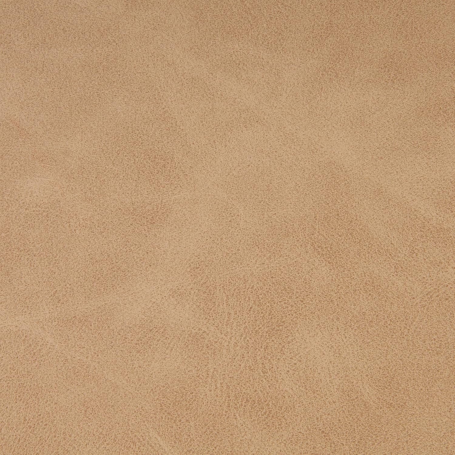 image:imageSpatial Order 22 Round Ottoman with Wooden Base Tan Geometric PatternSand Faux Leather