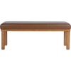Chestnut Brown Faux Leather